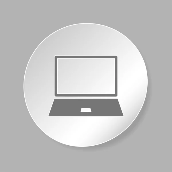 Icône ordinateur portable — Image vectorielle