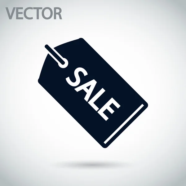 Ícone de etiqueta de venda — Vetor de Stock