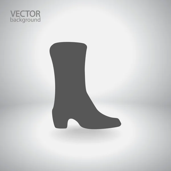Ícone de sapatos femininos — Vetor de Stock