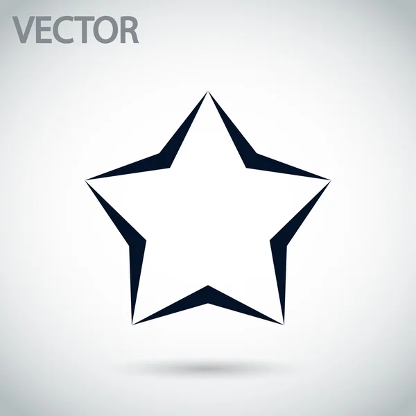 Star Ikone — Stockvektor
