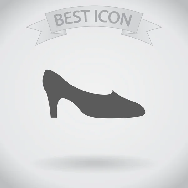 Women's shoes icon — Stock Vector