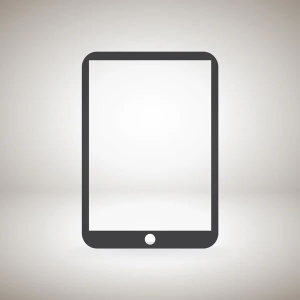 Современная цифровая иконка планшета — стоковый вектор