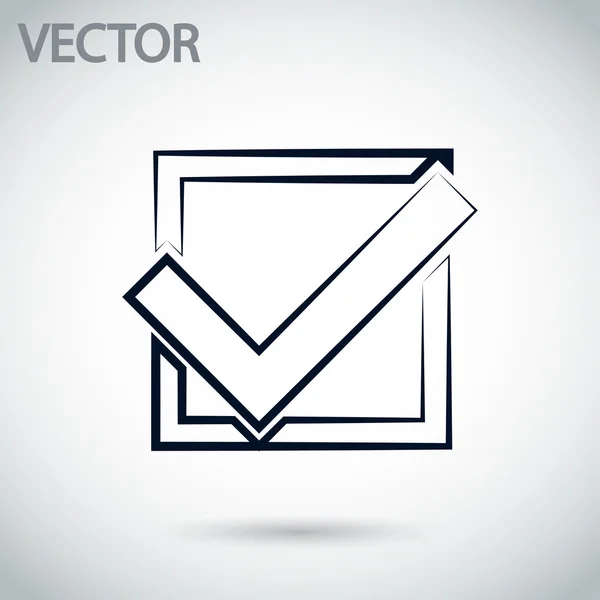 Confirmar iconos — Vector de stock