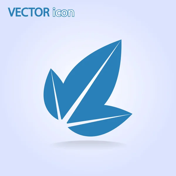 Leaf-ikonen — Stock vektor