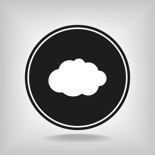 Icono de nube — Vector de stock