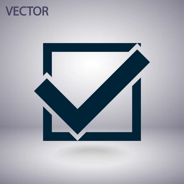 Confirmar iconos — Vector de stock