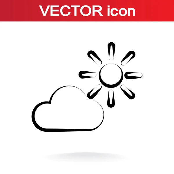 Icona web meteo — Vettoriale Stock