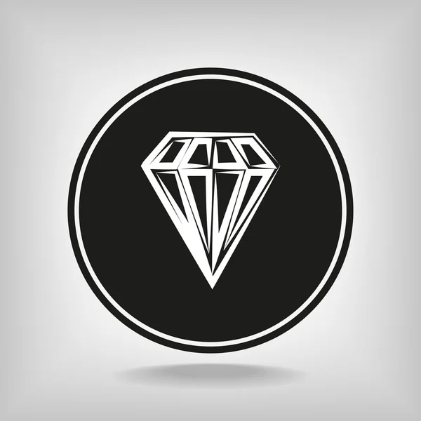 Εικονίδιο διαμάντι — Διανυσματικό Αρχείο