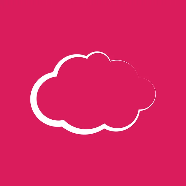 Icono de nube — Vector de stock