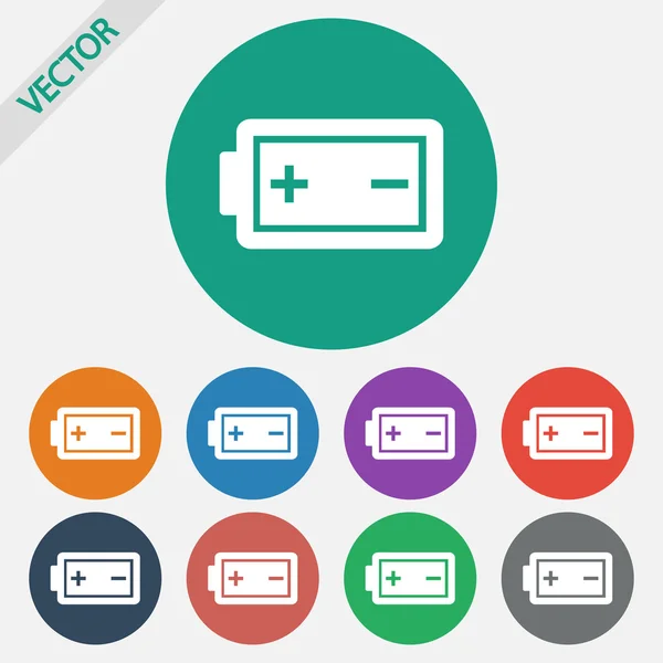 Battery icon — Stock Vector