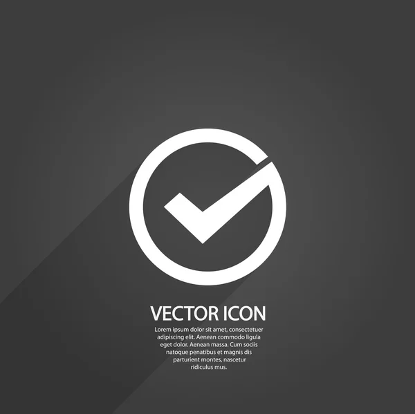 Confirmar ícones — Vetor de Stock