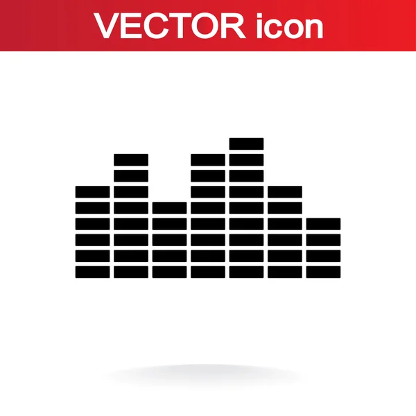 Icono de música Soundwave — Vector de stock