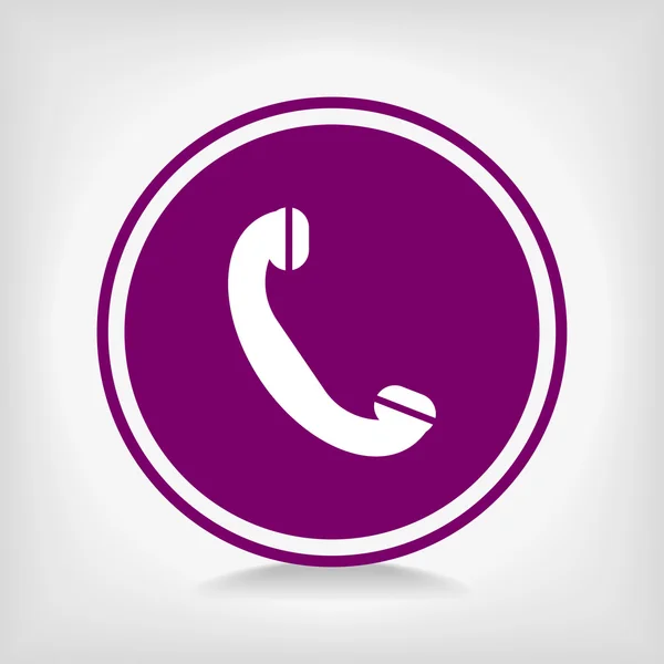 Telefon, flaches Symbol — Stockvektor