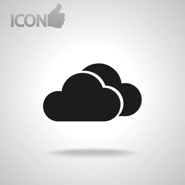 Icône nuage — Image vectorielle