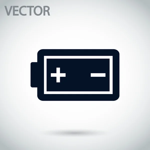 Batteriikonen — Stock vektor