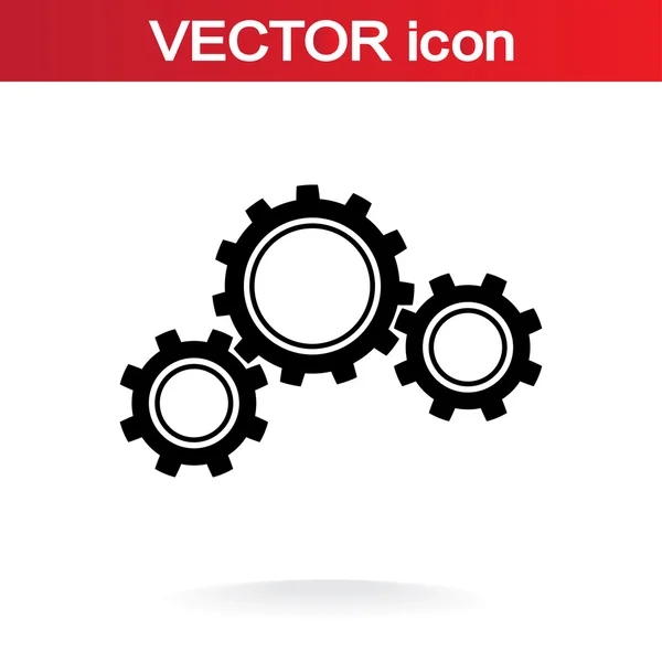 Versnellingen Ikoon — Stockvector