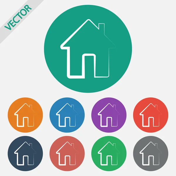 Icono de casa — Vector de stock