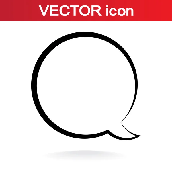 Comic speech bubble icon — Stock Vector