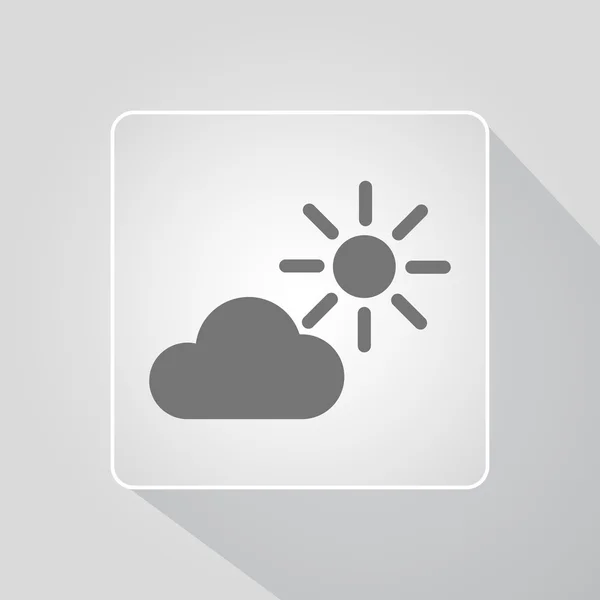 Pictogram van het web weer — Stockvector