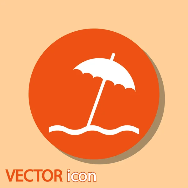 Şemsiye simgesi — Stok Vektör