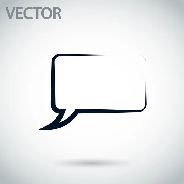 Iconos de burbuja de voz icono negro — Vector de stock