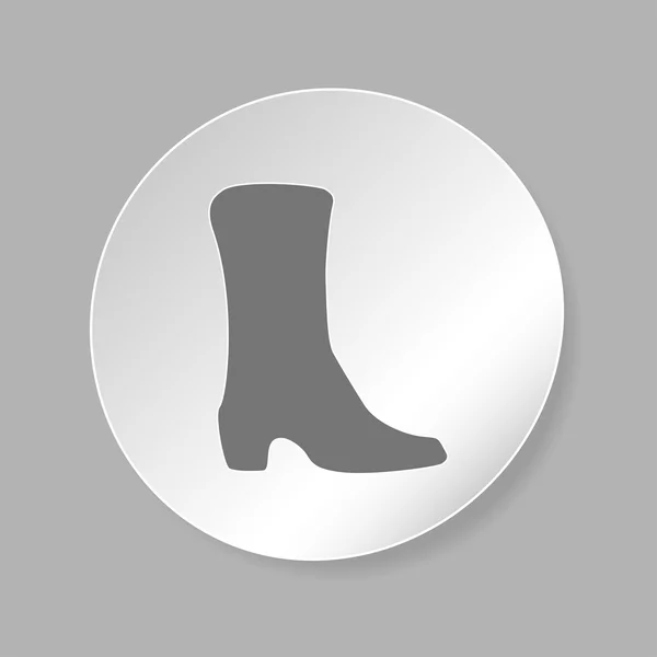 Vrouwen schoenen pictogram — Stockvector