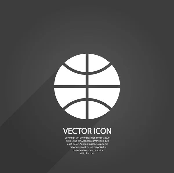 Basketbal pictogram — Stockvector