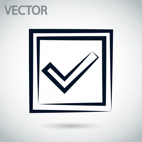 Confirmar iconos — Vector de stock