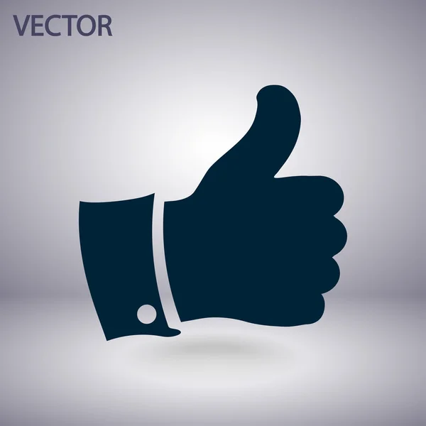 Thumb up ikon - Stok Vektor