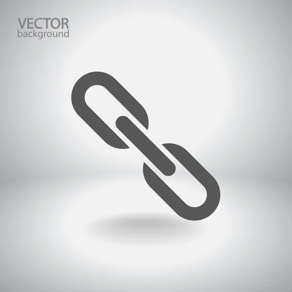 Chain link icon — Stock Vector