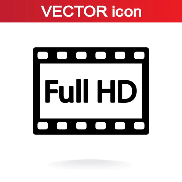 Full HD video icon — Stock Vector
