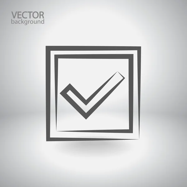 Confirm icons — Stock Vector