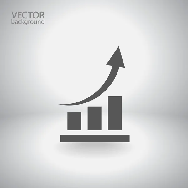 Infografica, icona del grafico — Vettoriale Stock