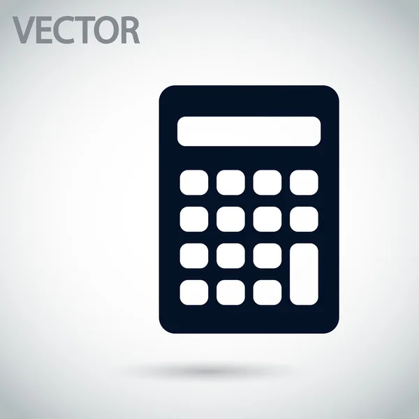 Ícone calculadora — Vetor de Stock