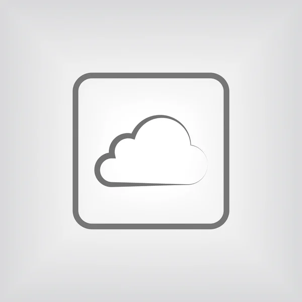 Cloud pictogram — Stockvector