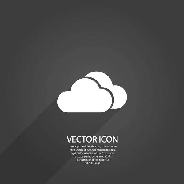 Cloud icon — Stock Vector