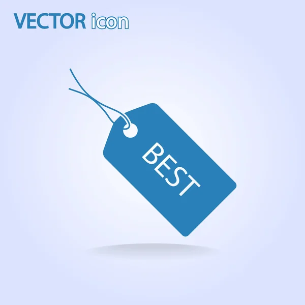 BEST tag icon — Stock Vector