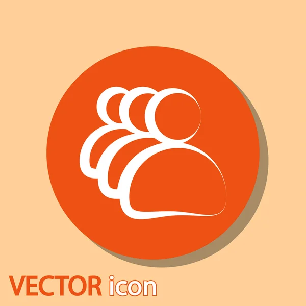 Mensen Icoon — Stockvector