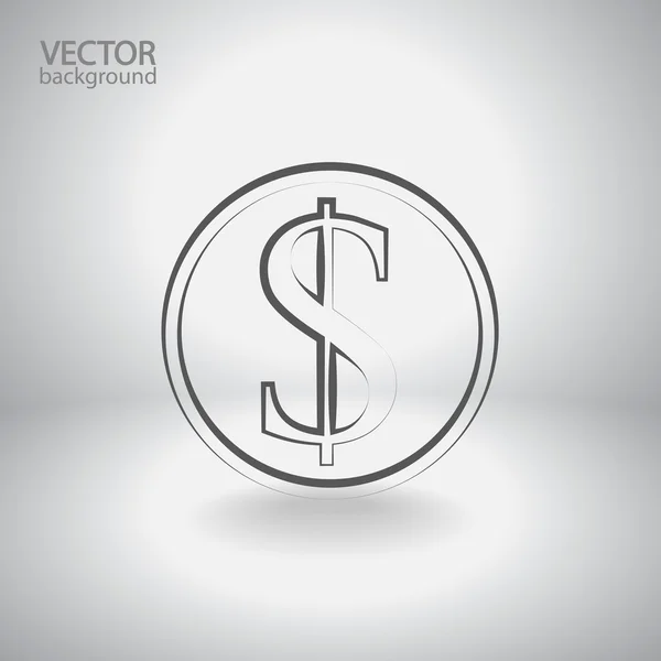 Geld Ikoon — Stockvector