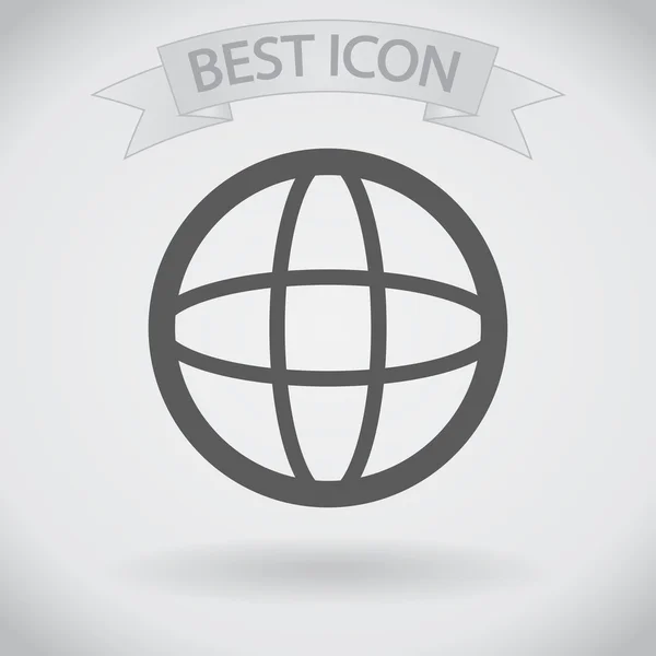 Globe-icoon — Stockvector