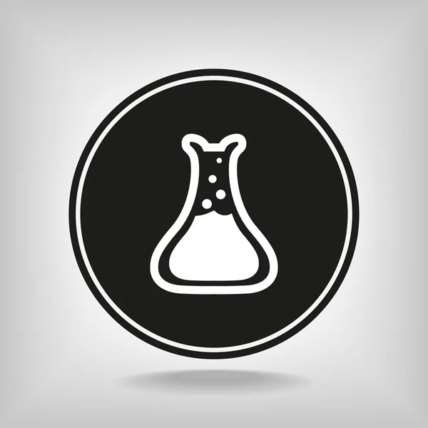 Laboratory glass icon — Stock Vector