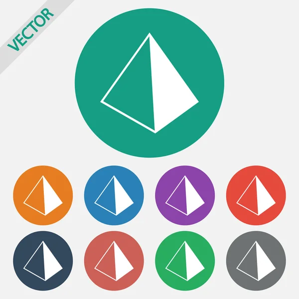 Leere Pyramide — Stockvektor