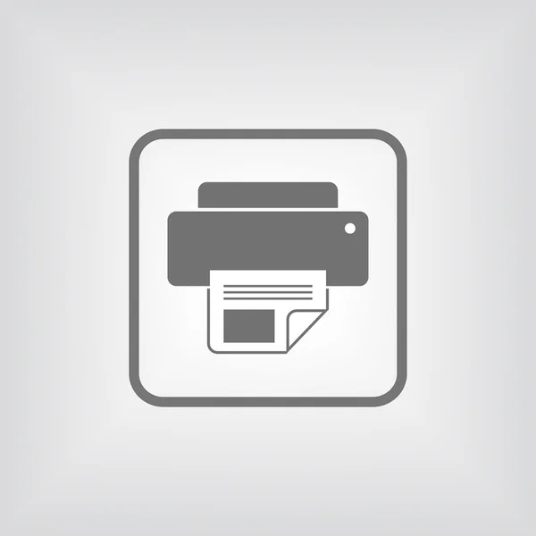 Icono de impresora — Archivo Imágenes Vectoriales