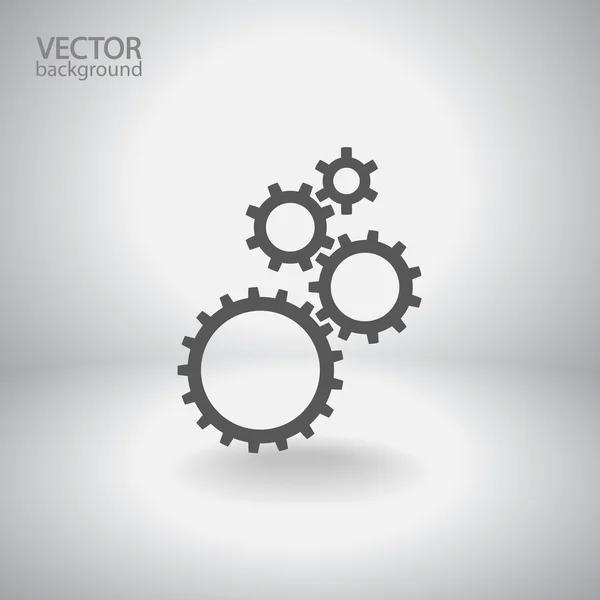 Versnellingen Ikoon — Stockvector