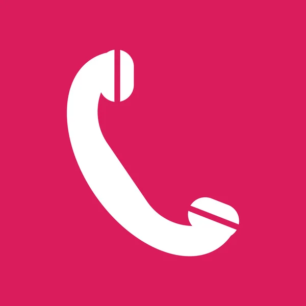 Телефон, плоская икона — стоковый вектор