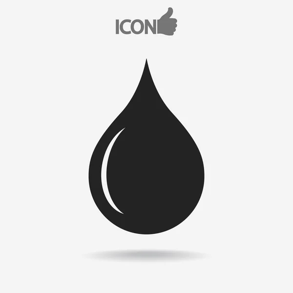 Icono de gota — Vector de stock