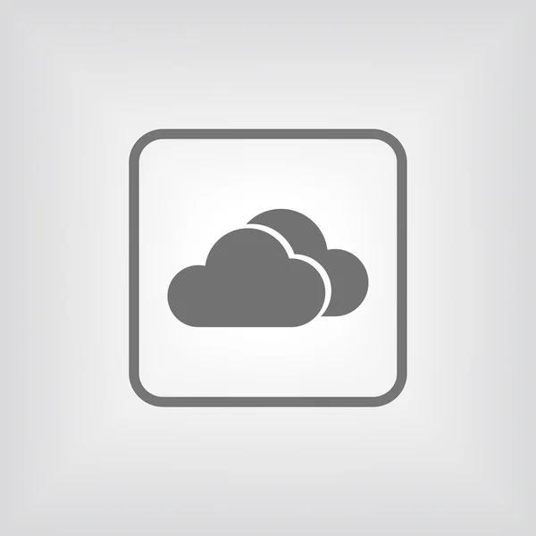 Icono de nube — Vector de stock