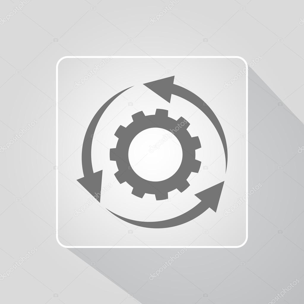 Setting parameters, circular arrows icon