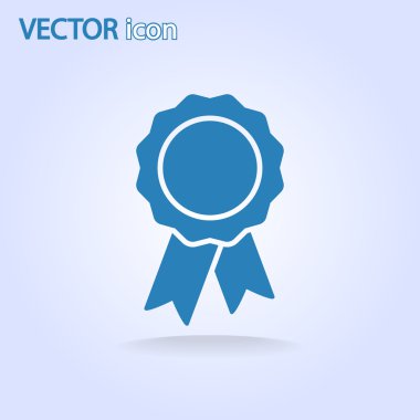 Kurdele simgeli rozet