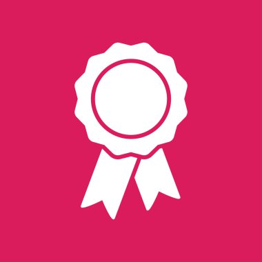 Kurdele simgeli rozet